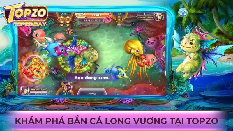 Bắn cá Long Vương game chơi hấp dẫn với nội dung và thiết kế đẹp mắt