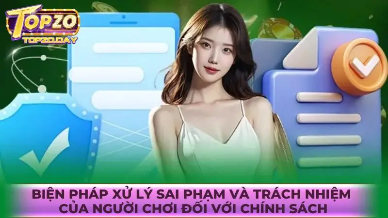 Chính sách bảo mật 4 Biện pháp xử lý sai phạm và trách nhiệm của người chơi đối với chính sách