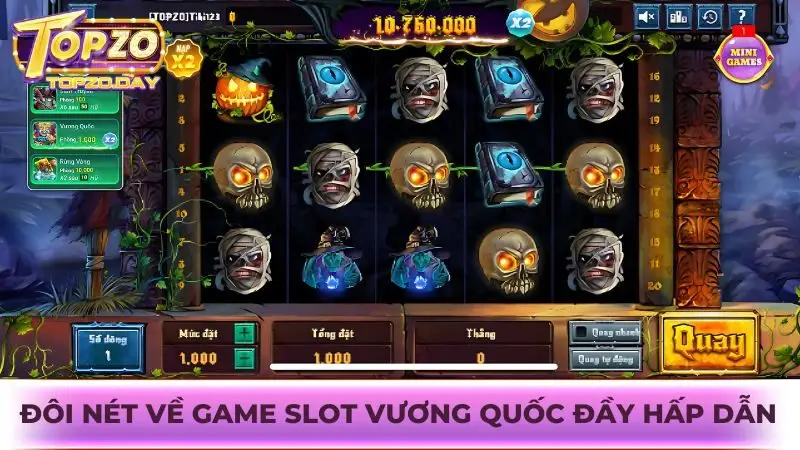 Slot Vương Quốc - Khám phá thế giới kẹo ma kỳ bí tại Topzo 1 Đôi nét về game Slot Vương Quốc đầy hấp dẫn