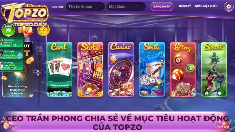 CEO Trần Phong 3 Mục tiêu hoạt động Topzo được CEO Trần Phong đặt ra