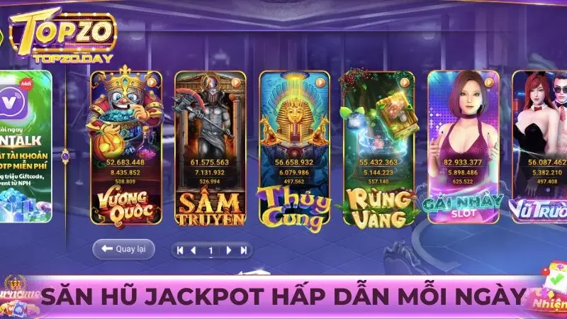 Trang chủ 20 Săn hũ jackpot hấp dẫn mỗi ngày