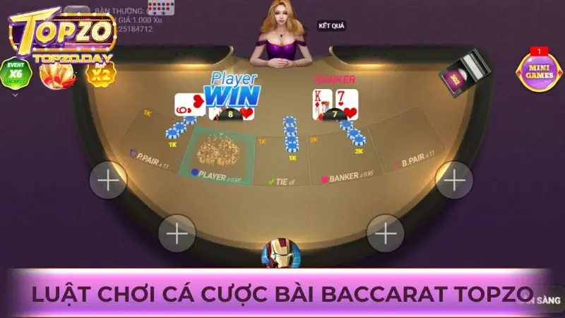 Baccarat Topzo – Game bài đổi thưởng hấp dẫn, dễ chơi 2 Tân thủ cần nắm rõ chi tiết về luật chơi cá cược Baccarat tại Topzo