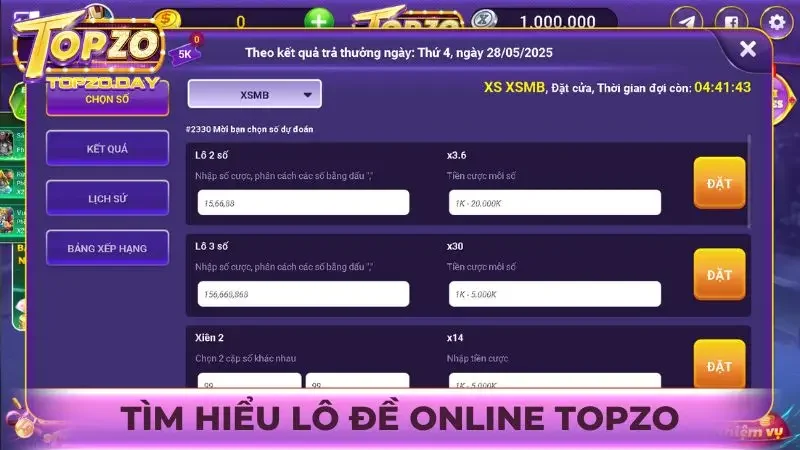 Lô đề online có những kiểu chơi nào? Tỷ lệ thưởng mới nhất 1 Tìm hiểu lô đề online Topzo